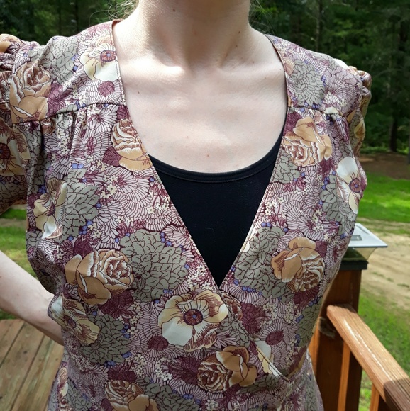 Vintage 70s Wrap Dress - Picture 5 of 8